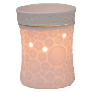 "FIZZ" Full Size White Scentsy Warmer